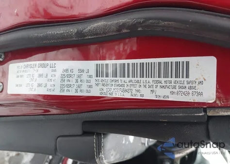 2015 Jeep Cherokee Latitude z USA, uszkodzony, nr VIN 1C4PJMCS1FW504272